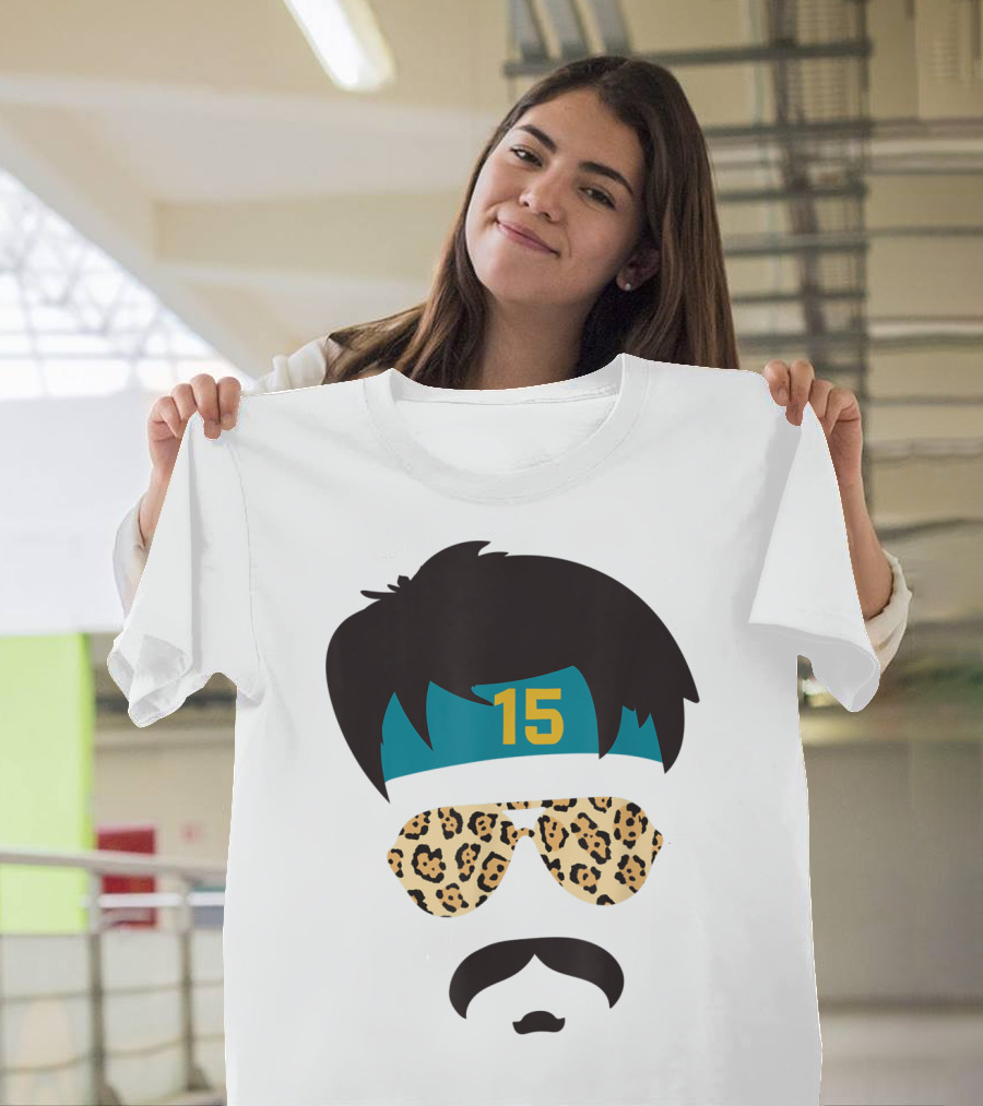 Jacksonville Football Uncle Rico Leopard Sunglasses 15 Headband 904 T-Shirt