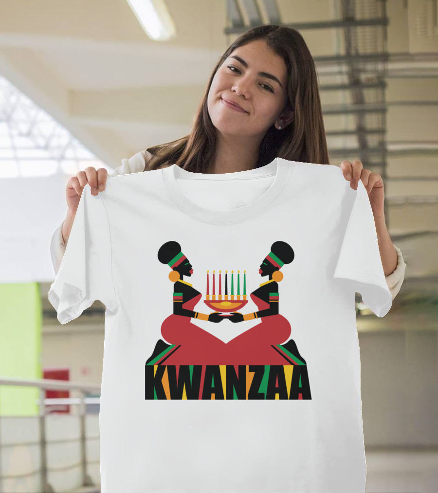 Kwanzaa Celebration African Kinara Tradition T-Shirt