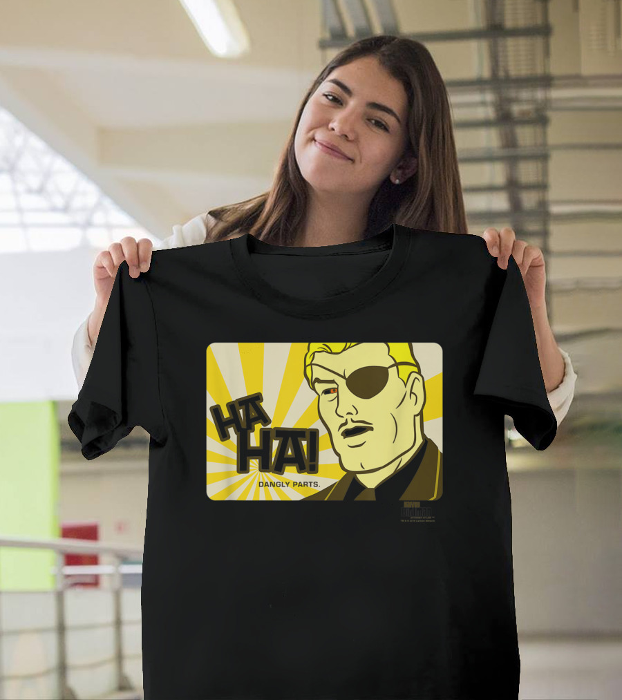 Ha Ha Dangly Parts Harvey Birdman Attorney At Law Phil Ken Sebben T-Shirt