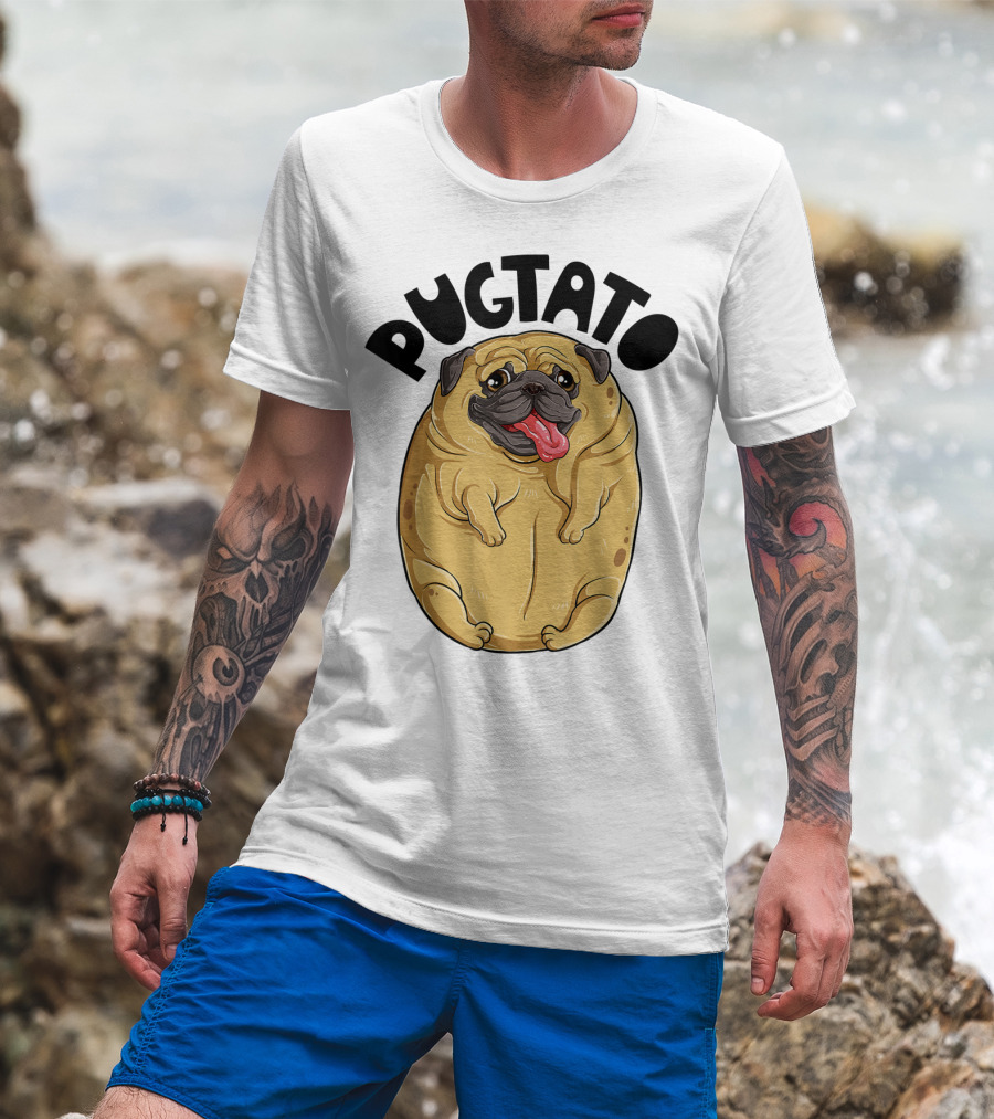 Pugtato Pug Potato Dog Lovers T-Shirt