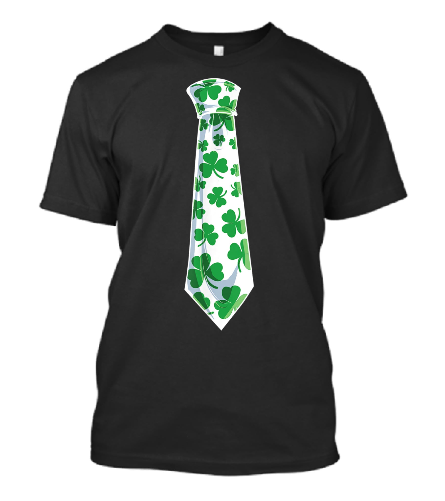 Shamrock Clover Tie St. Patrick's Day T-Shirt