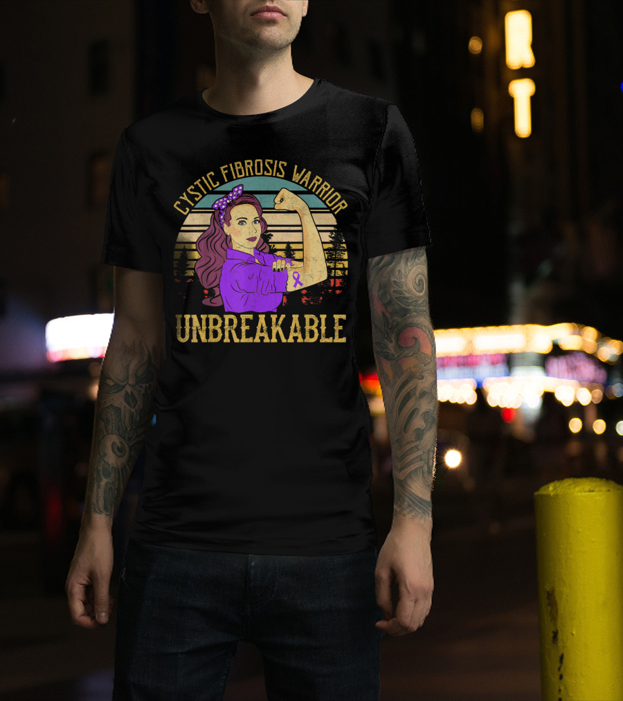 Cystic Fibrosis Warrior Unbreakable T-Shirt