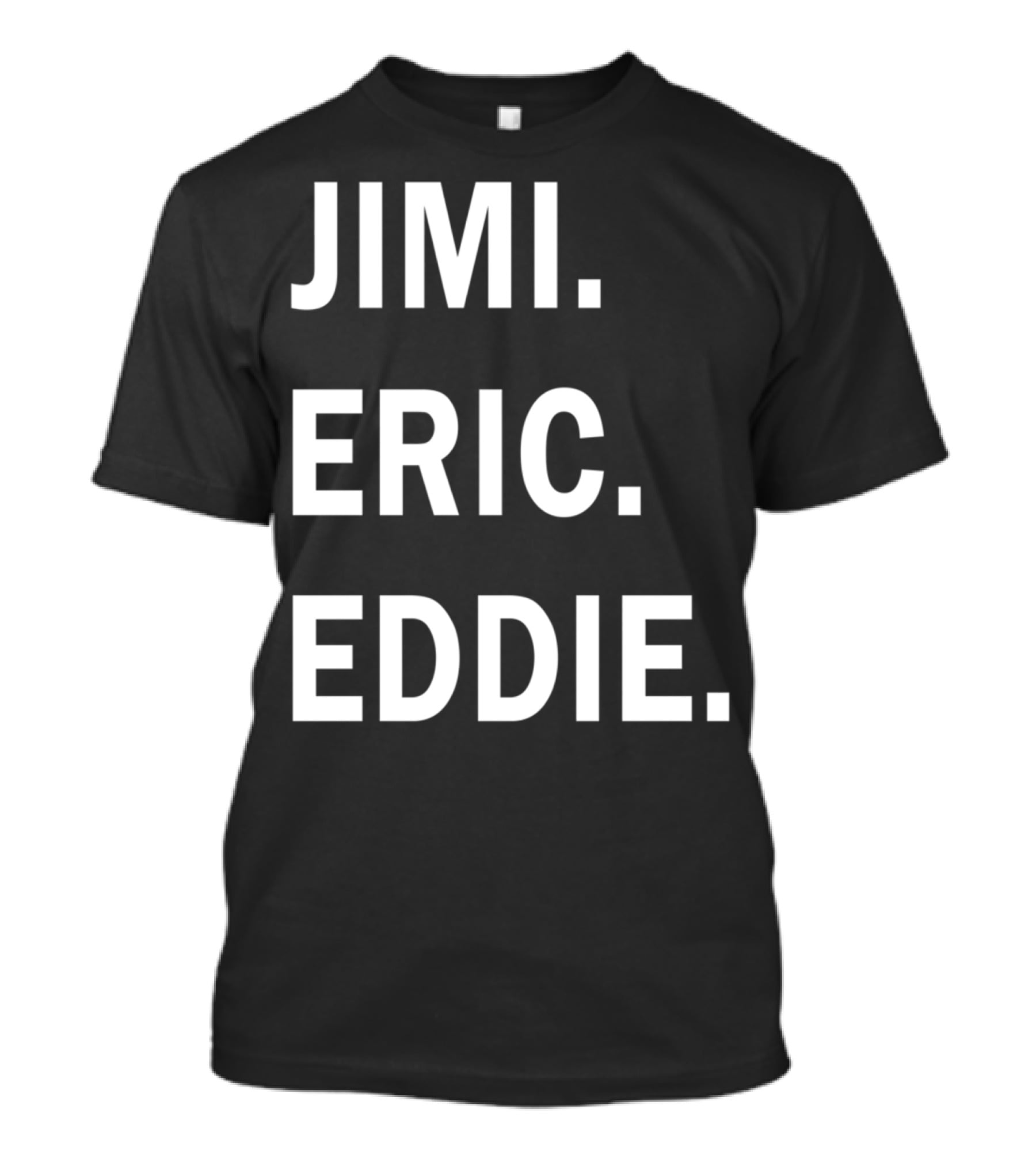 Guitar Gods Jimi Eric Eddie Musician Legends T-Shirt