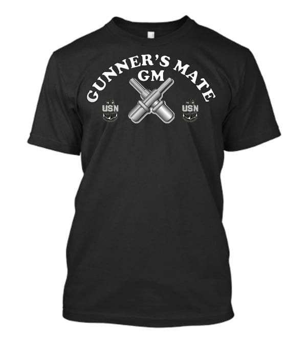 Gunner's Mate GM USN Navy Rating Badge T-Shirt