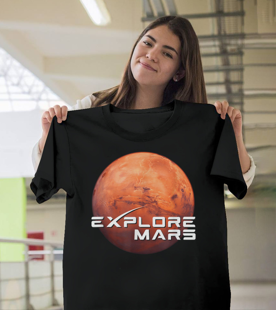 Explore Mars SpaceX Mars Exploration T-Shirt