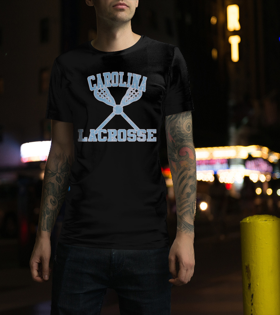 Carolina Lacrosse Crossed Sticks T-Shirt