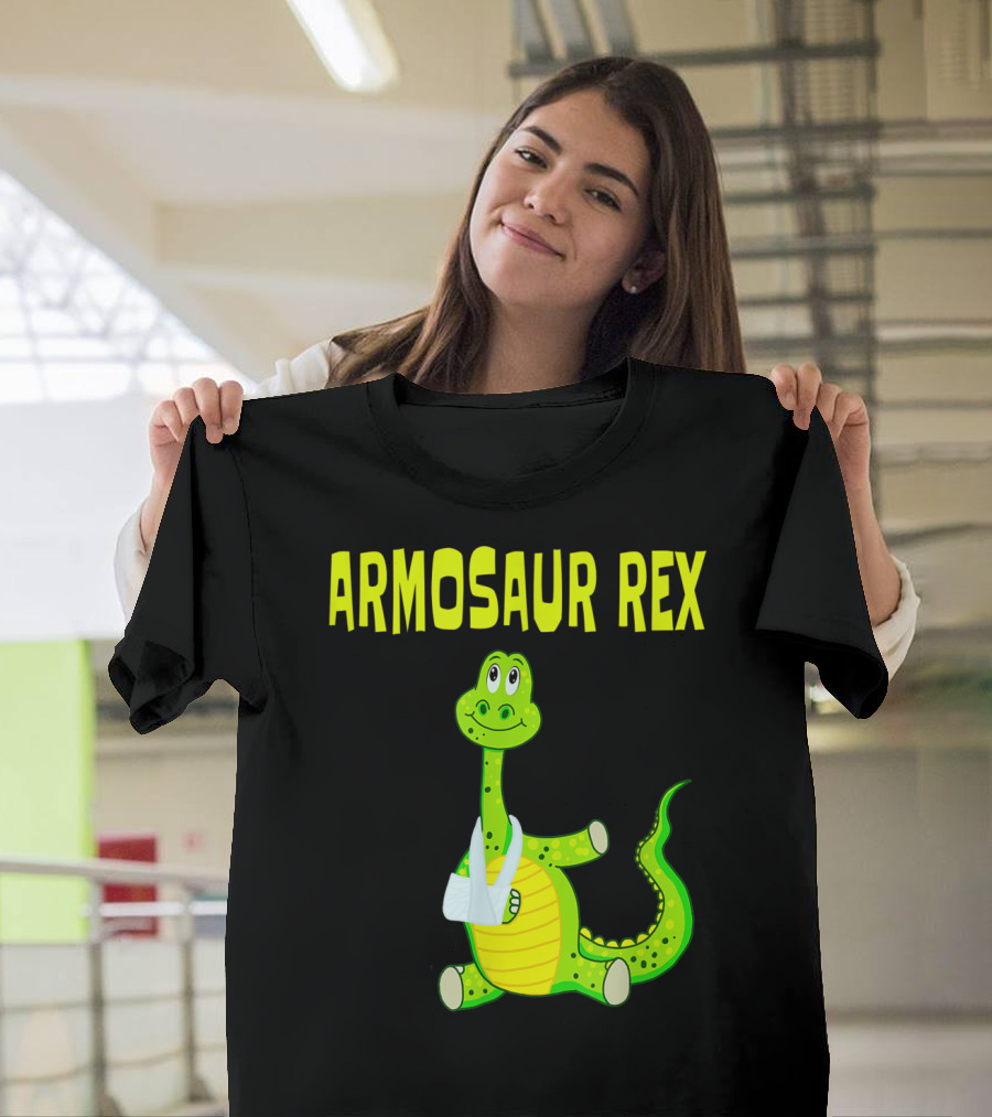 Armosaur Rex Funny Broken Arm Dinosaur T-Shirt