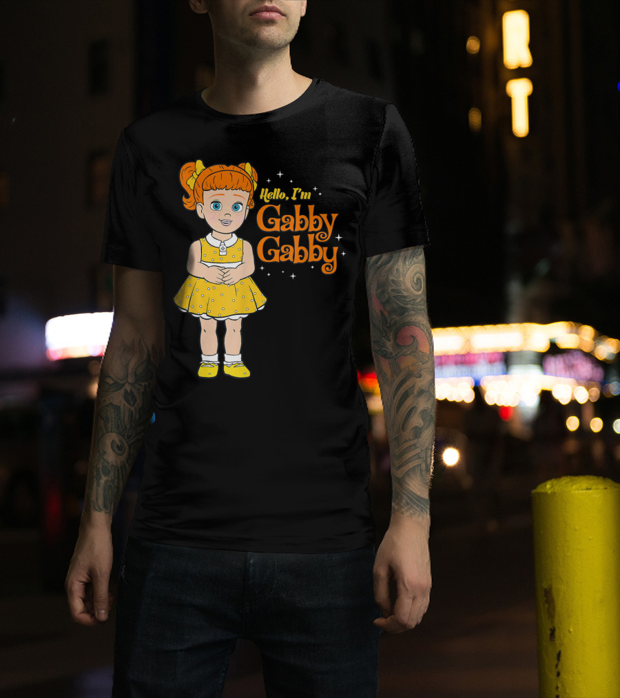 Disney Pixar Toy Story 4 Gabby Gabby Hello I'm Gabby Gabby T-Shirt