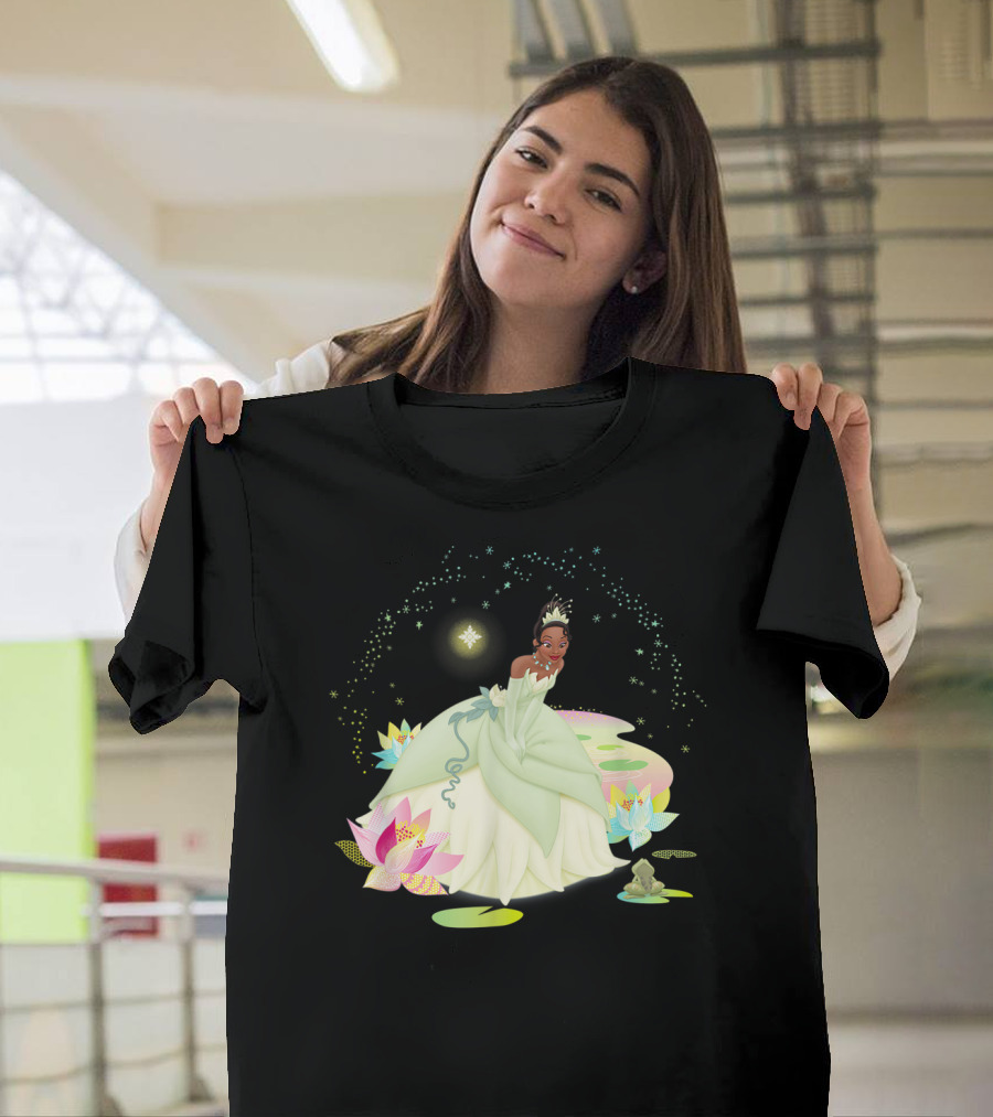 Disney Princess and The Frog Tiana Magical Bayou Scene T-Shirt