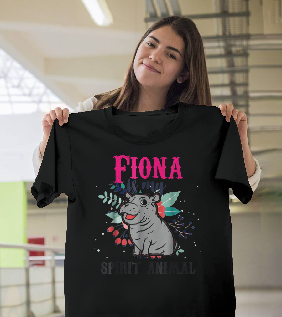 Fiona Is My Spirit Animal Hippo Team Fiona T-Shirt