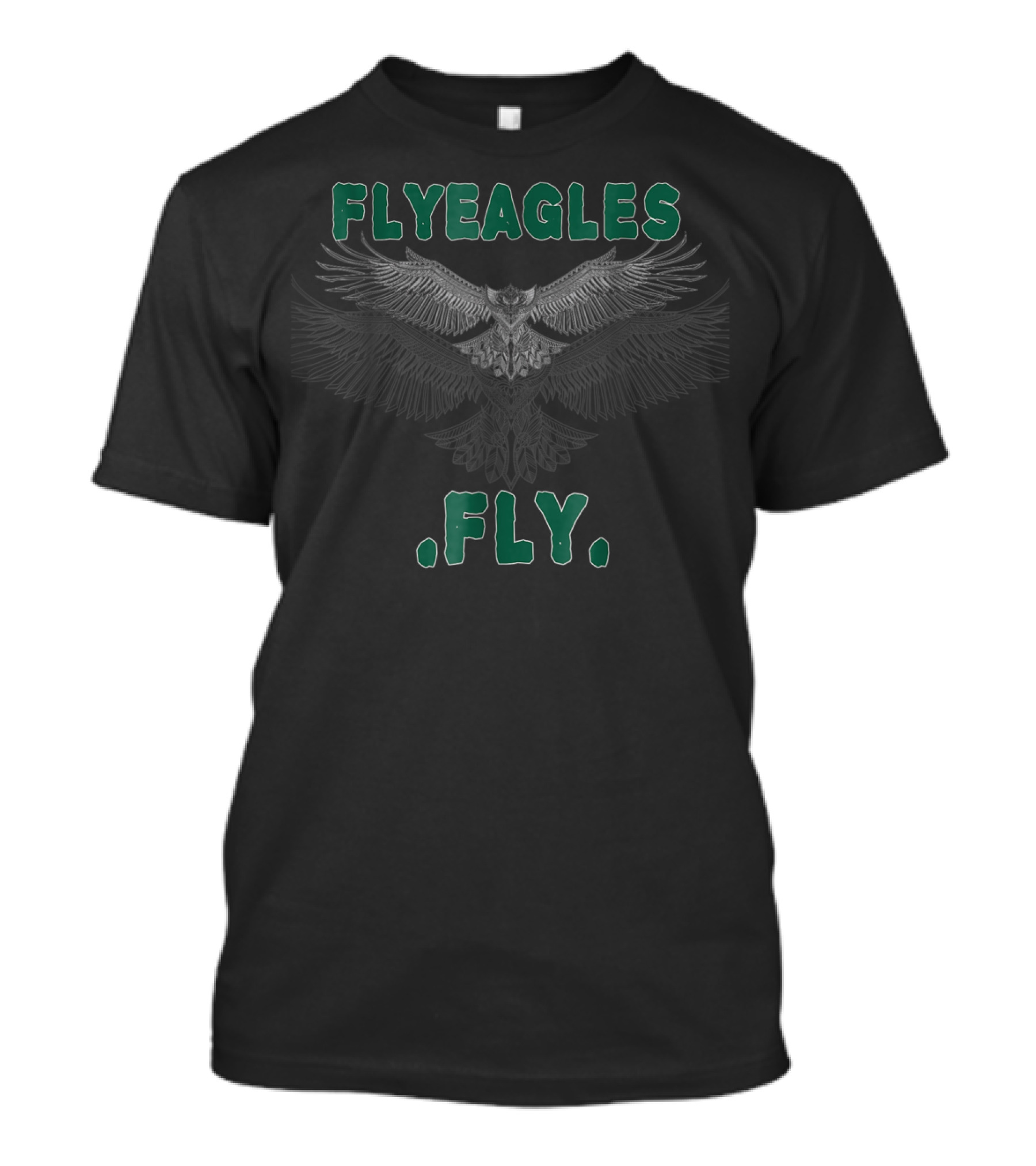 Fly Eagles Fly Philadelphia Eagles Fans Wing T-Shirt