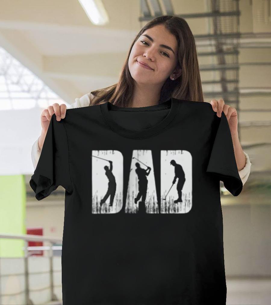 Dad Golf Player Sport Style Game T-Shirt