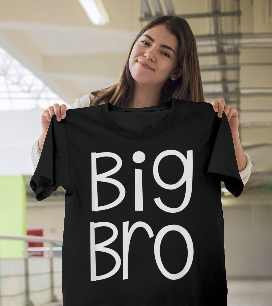 Big Bro Kids Older Brother Boys Siblings Day T-Shirt