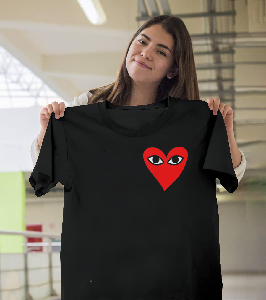 Heart For Comme Des Garçons Red Eye T-Shirt
