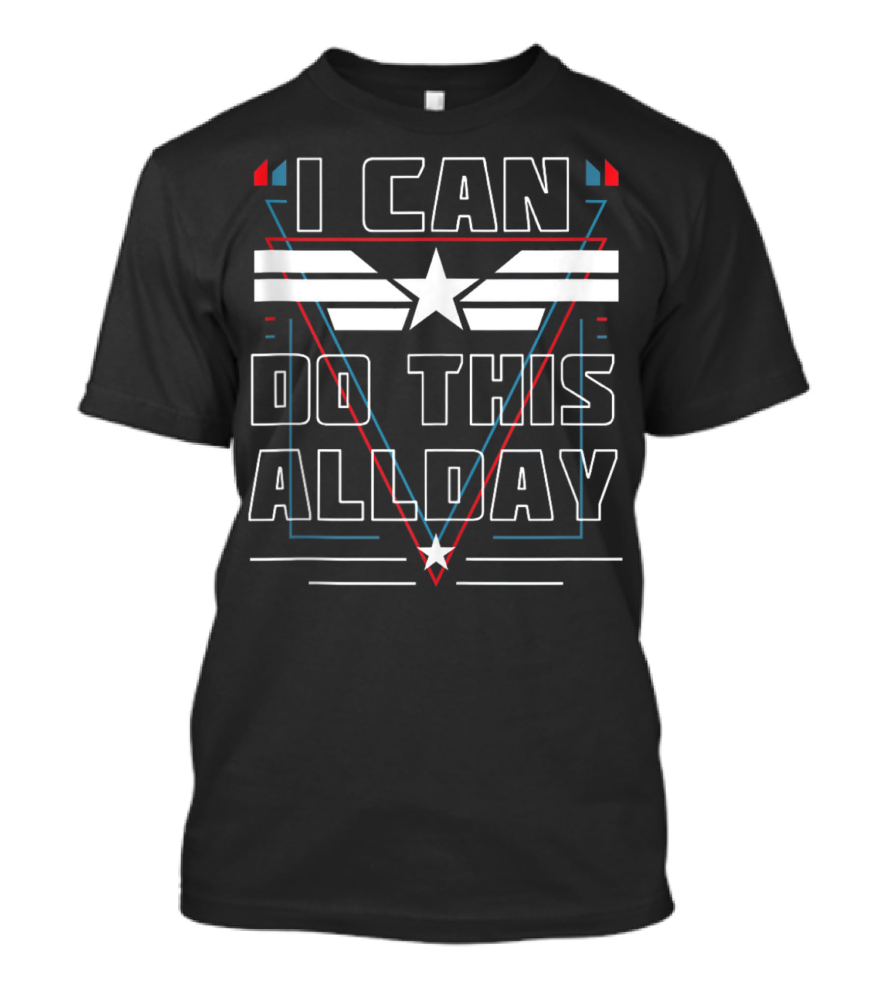 I Can Do This All Day America Super Heroes Star Emblem Team Up T-Shirt