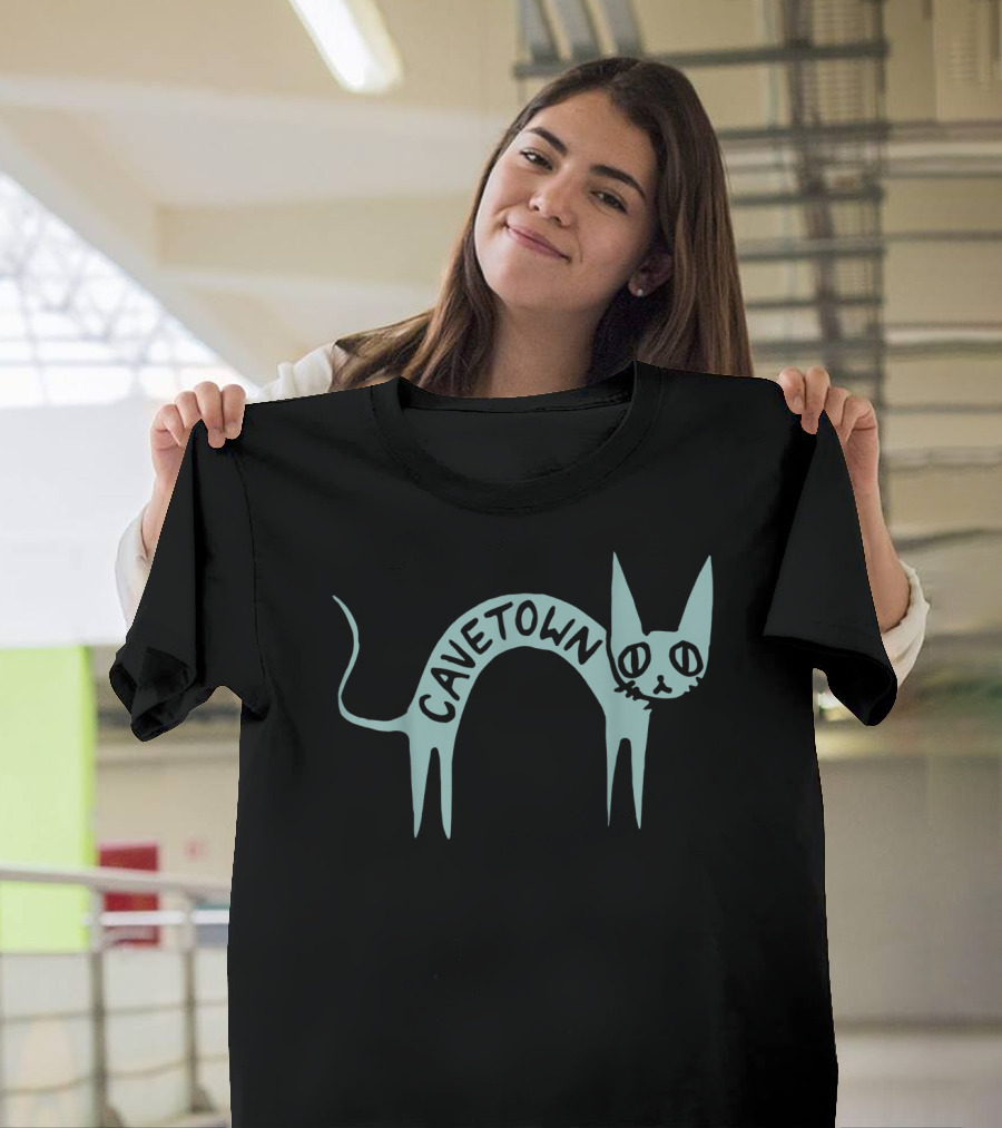 Cavetown Arched Fig Cat Drawing T-Shirt