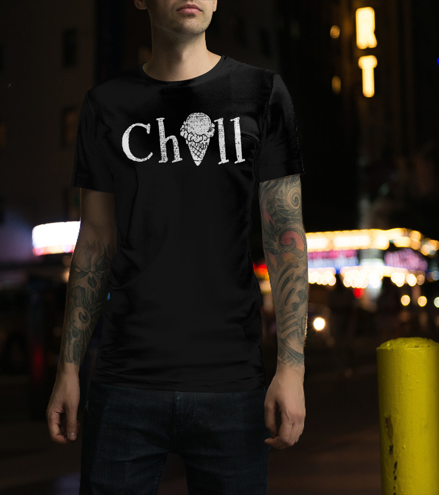 Chill Summer Ice Cream Vintage Treats T-Shirt