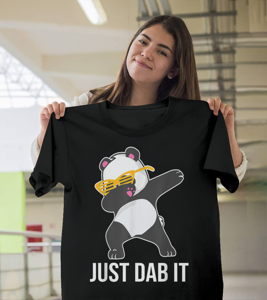 Just Dab It Panda With Sunglasses Dabbing T-Shirt