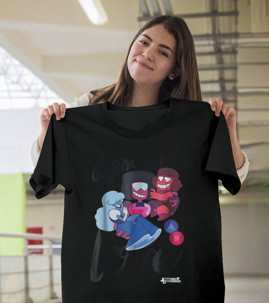 CN Steven Universe I Am Made Of Love Fusion Garnet Sapphire Ruby T-Shirt