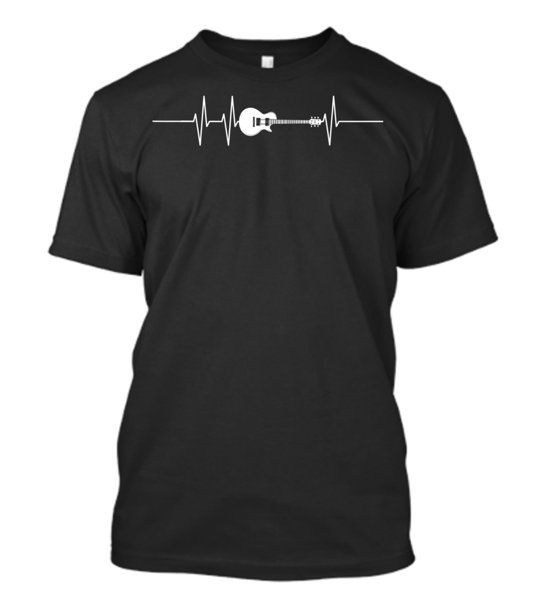 Guitar Heartbeat Line T-Shirt