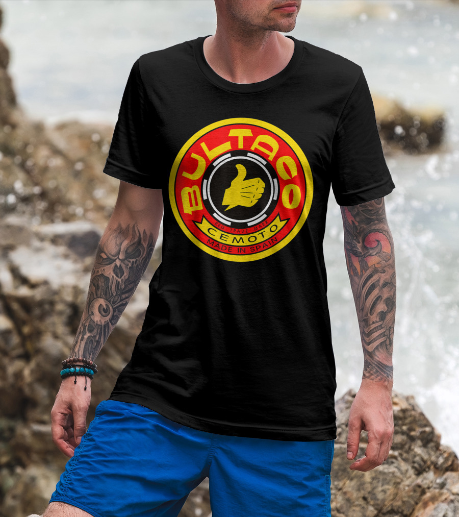 Bultaco Cemoto Made In Spain Reg Trade Mark T-Shirt