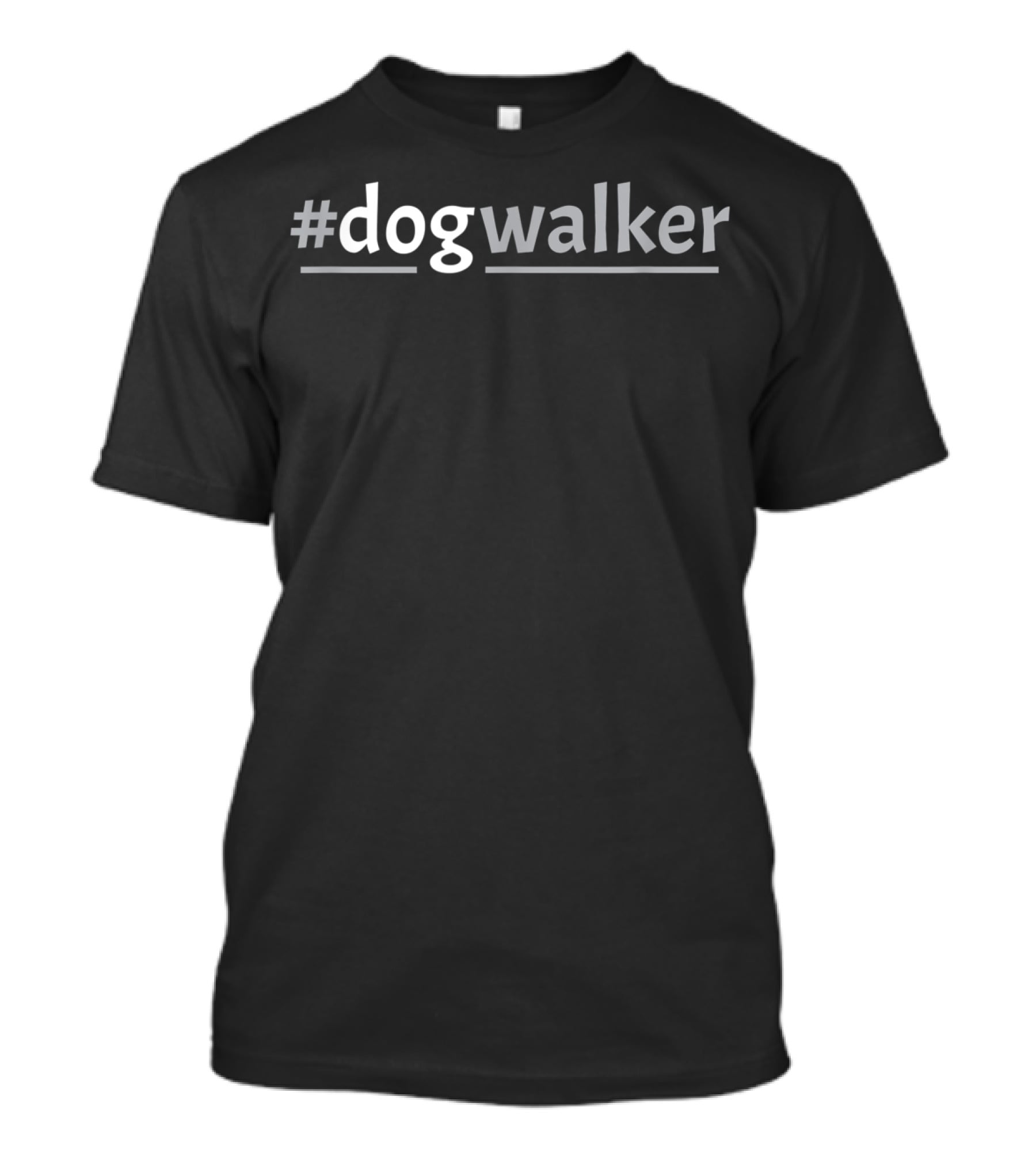 Hashtag Dog Walker Dog Walking T-Shirt
