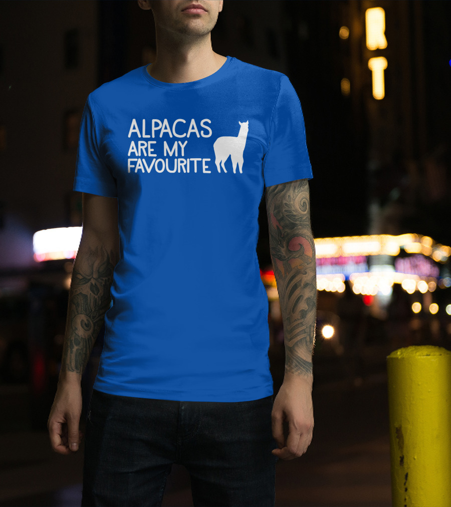 Alpacas Are My Favourite T-Shirt