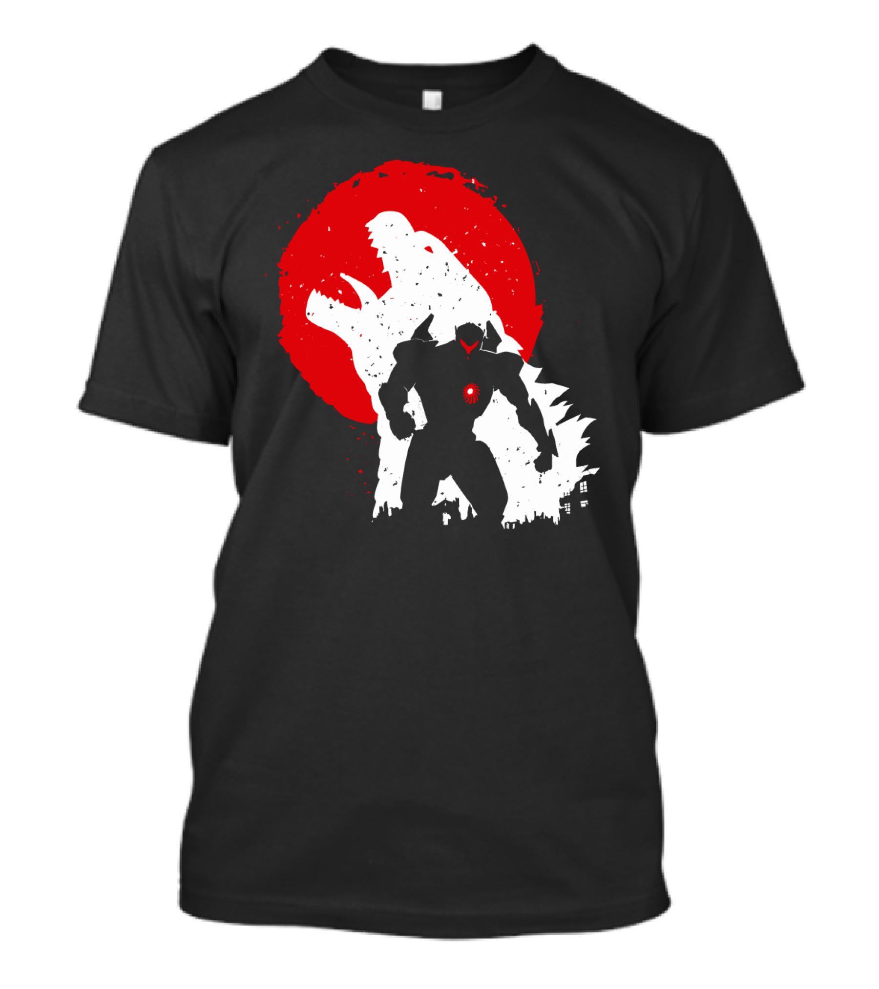 Pacific Rim Mech Vs. Kaiju Battle Scene T-Shirt