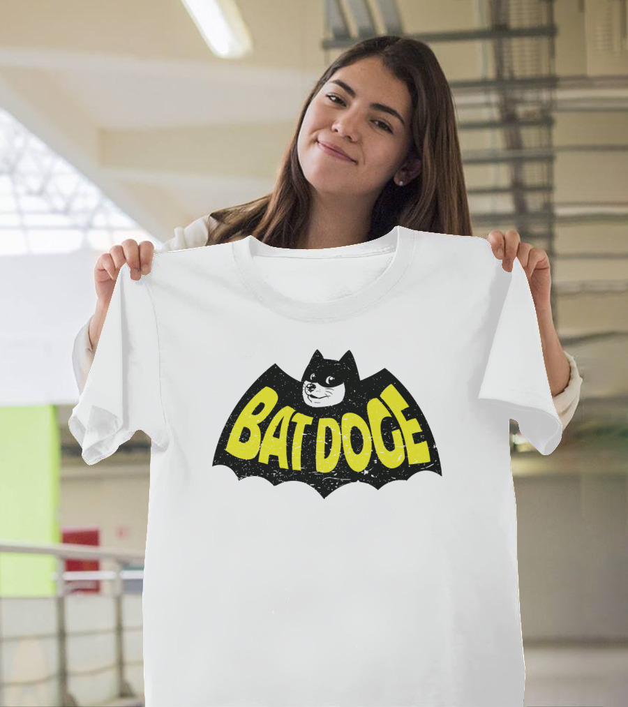 Bat Doge BatDoge Iconic Superhero Doge T-Shirt