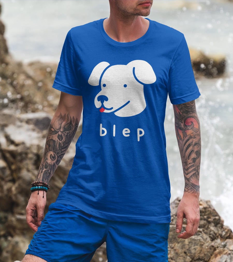 Blep Dog With Tongue Out T-Shirt