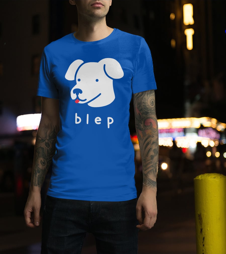 Blep Dog With Tongue Out T-Shirt