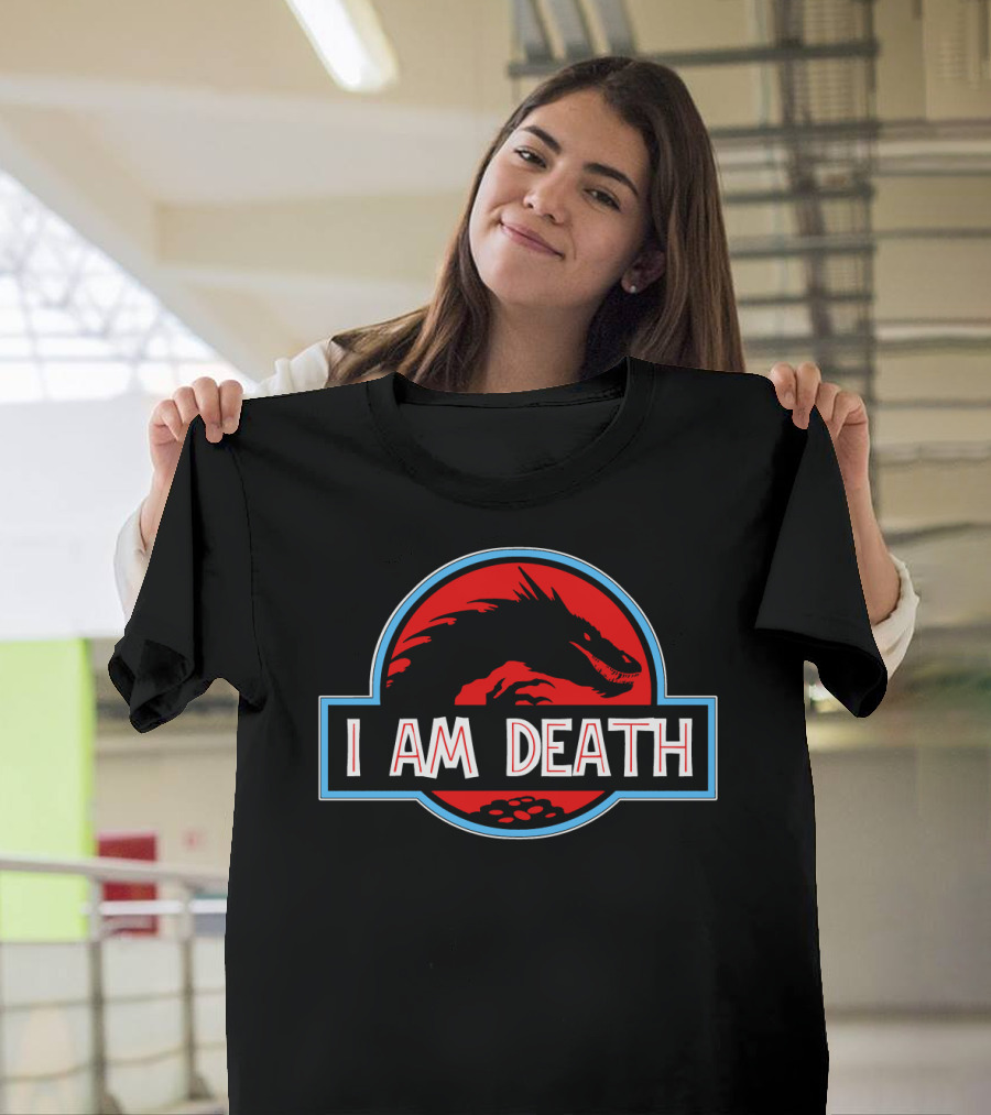 Smaug I Am Death Jurassic Park Style Red Dragon T-Shirt