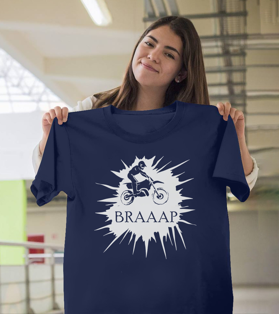 BRAAP Motocross Rider Splash T-Shirt
