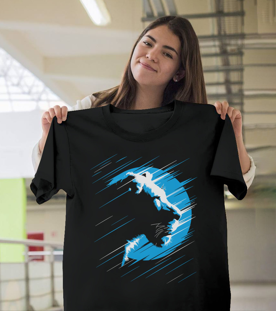 Lioness Blue Predator In Moonlight Stripes T-Shirt