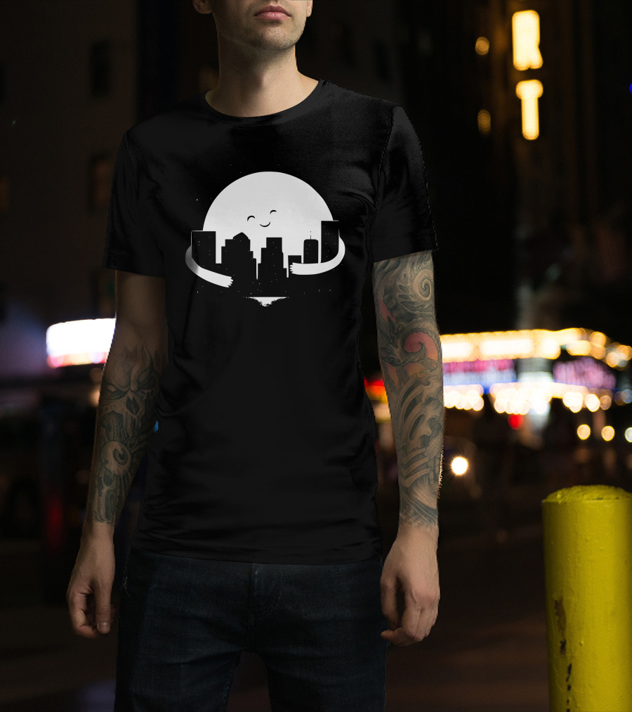 Moon Hug City Embrace T-Shirt