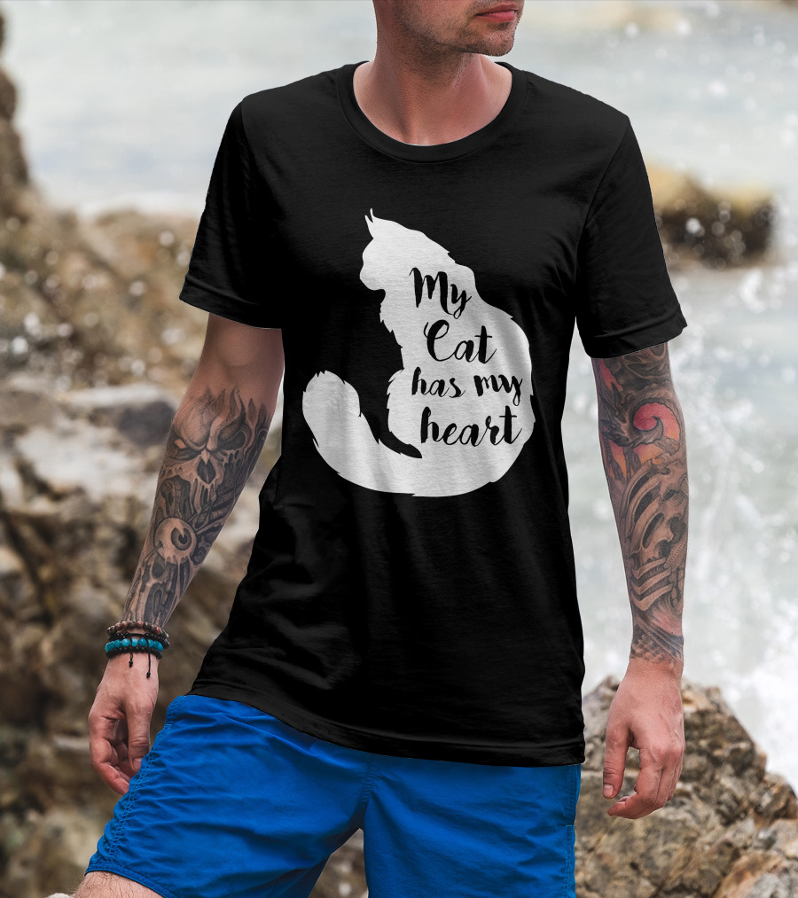 My Cat Has My Heart Cat T-Shirt