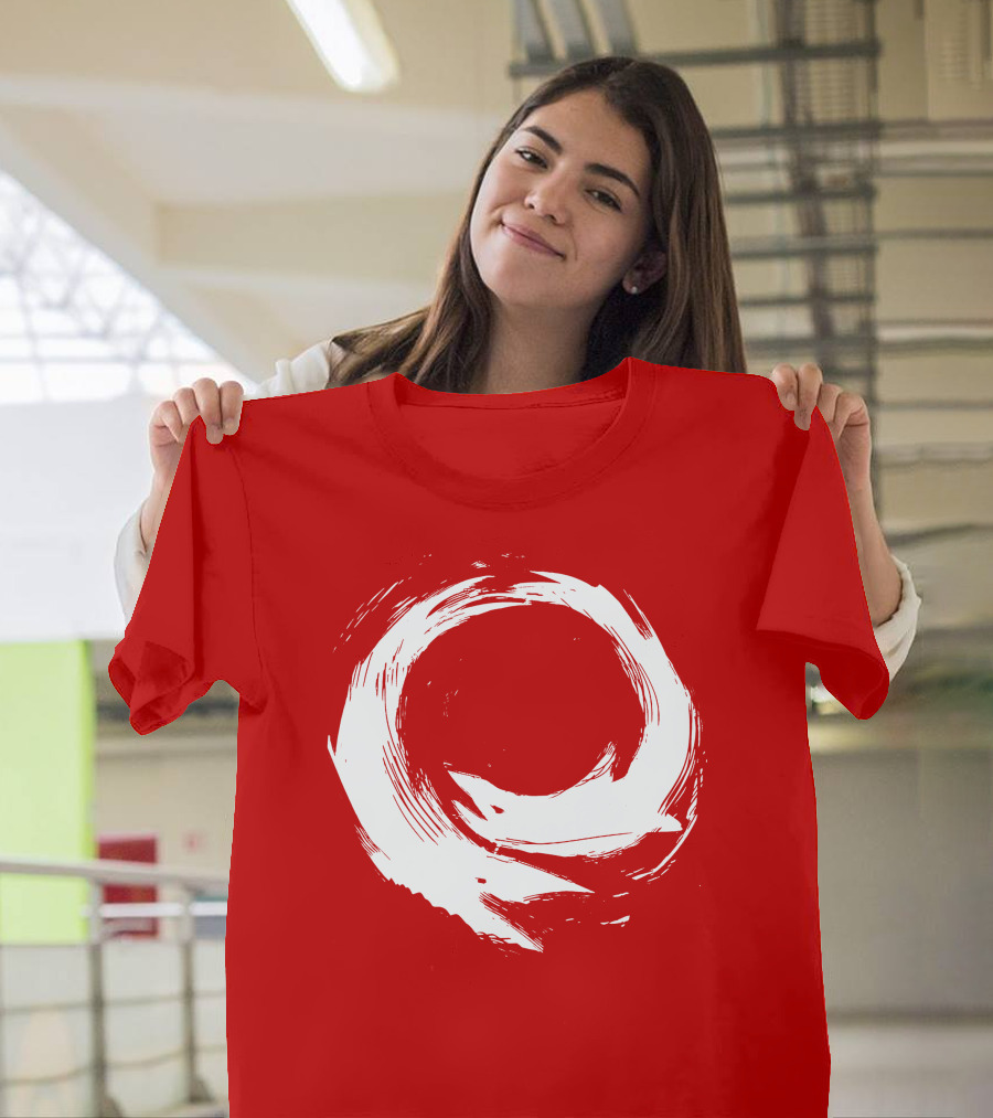 SharX Zen Enso Circle Brushstroke T-Shirt