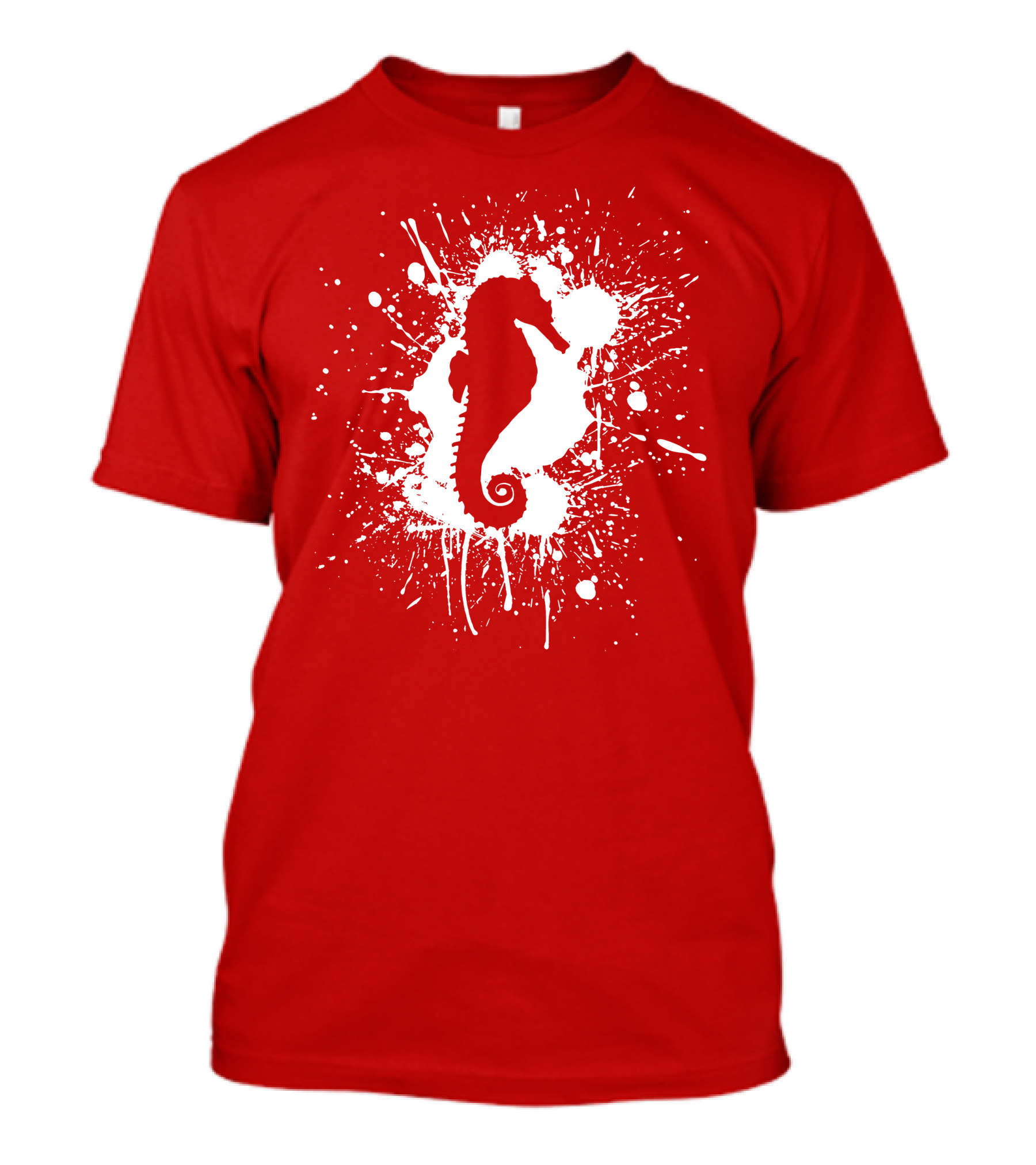 Seahorse Splatter T-Shirt
