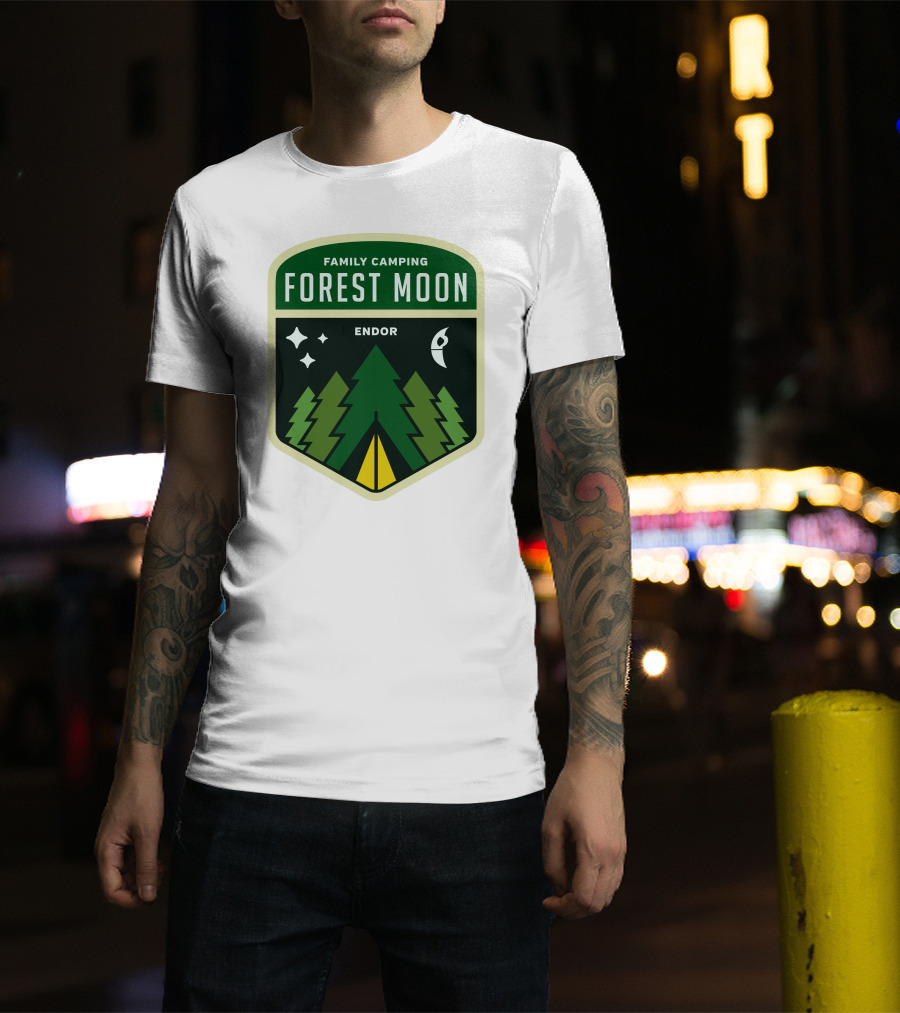 Family Camping Forest Moon Endor T-Shirt
