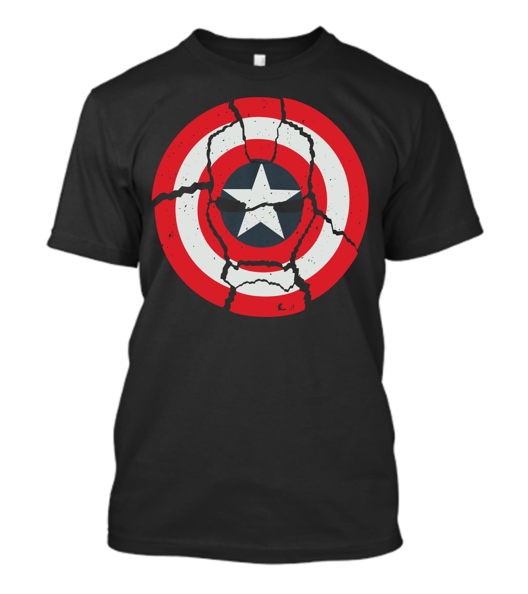 Cracked Star Shield Casualties T-Shirt
