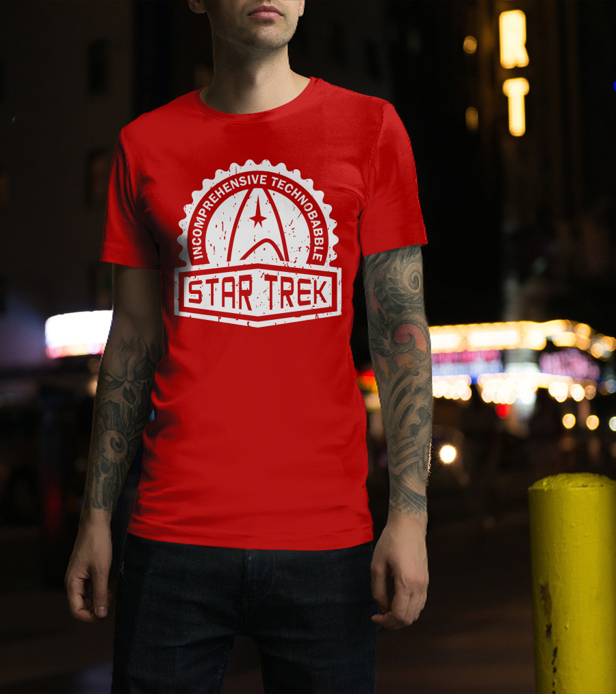 Incomprehensive Technobabble Crest Series Star Trek T-Shirt