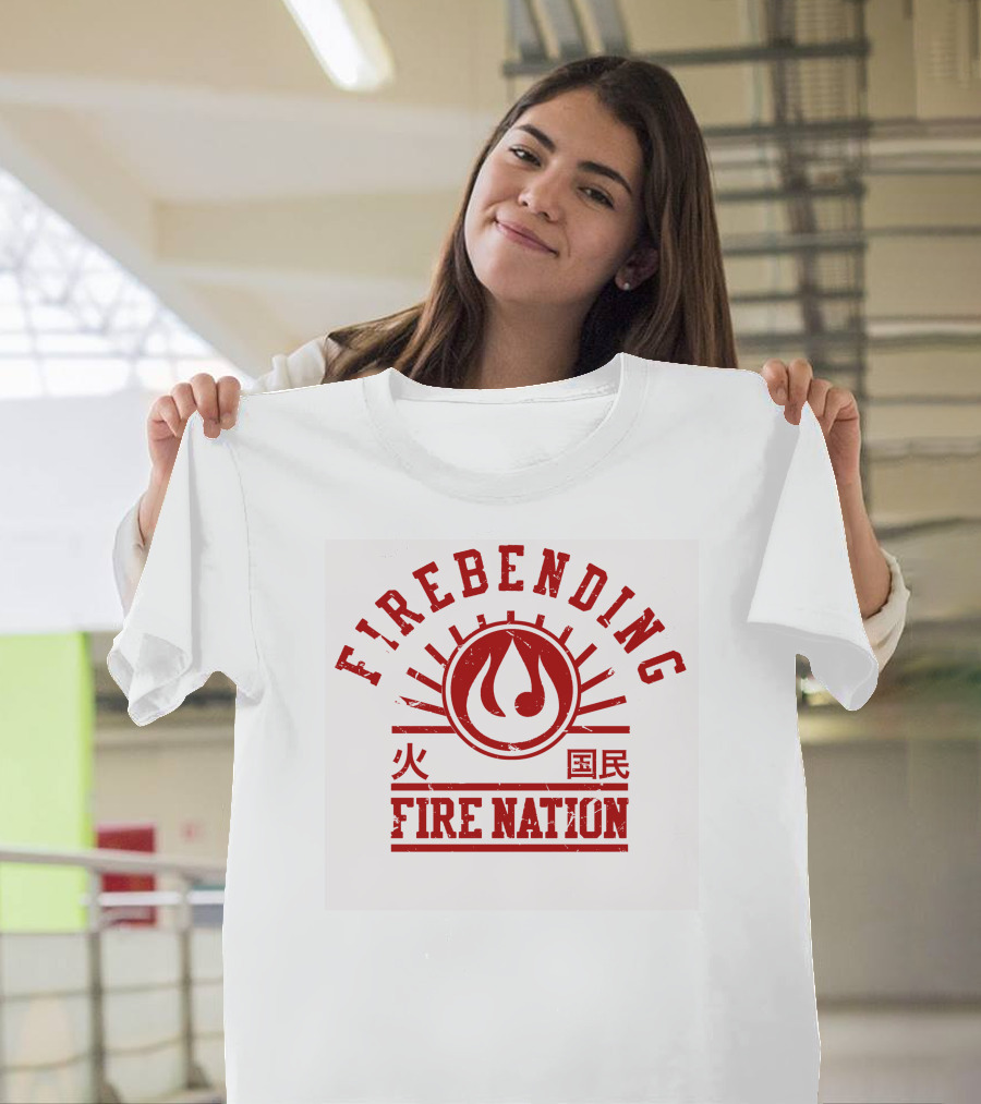 FIREBENDING FIRE NATION Avatar Elements T-Shirt