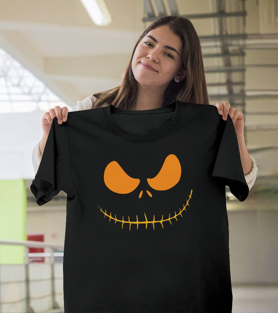 Halloween Smile Jack O'Lantern Face T-Shirt