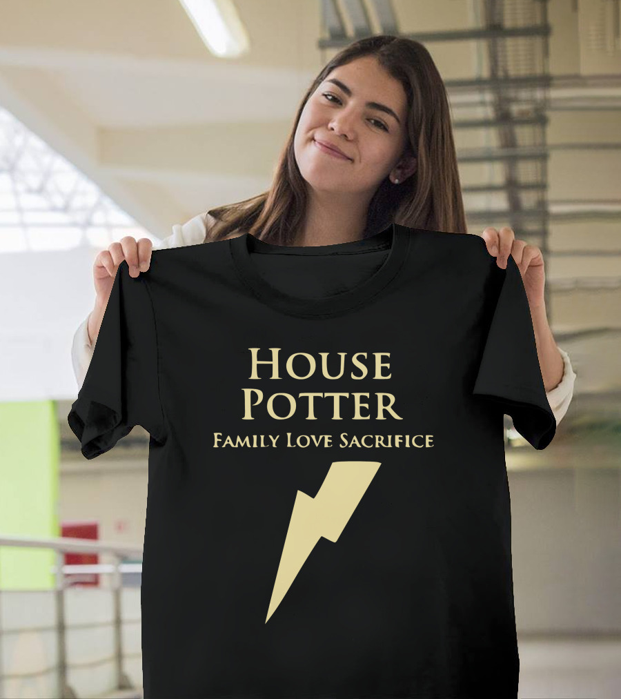 House Potter Family Love Sacrifice Lightning T-Shirt