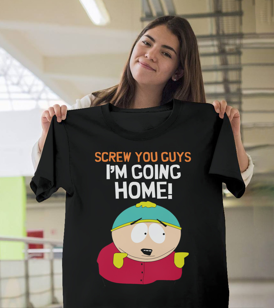 Screw You Guys I'm Going Home South Park Character T-Shirt