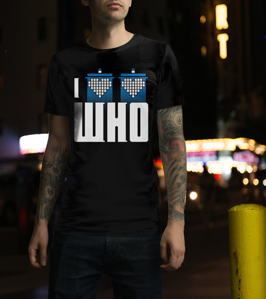 I Heart TARDIS Who T-Shirt
