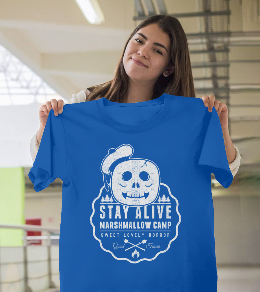 Stay Alive Marshmallow Camp Sweet Lovely Horror Good Times T-Shirt