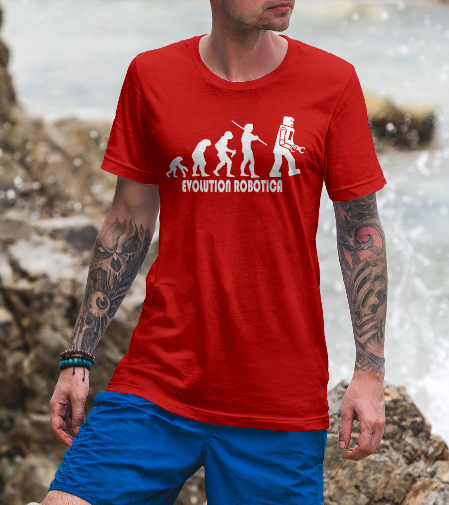 Evolution Robotica Human To Robot Transformation T-Shirt