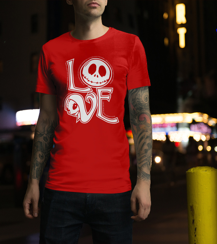 Love Is Eternal Nightmare Before Christmas T-Shirt