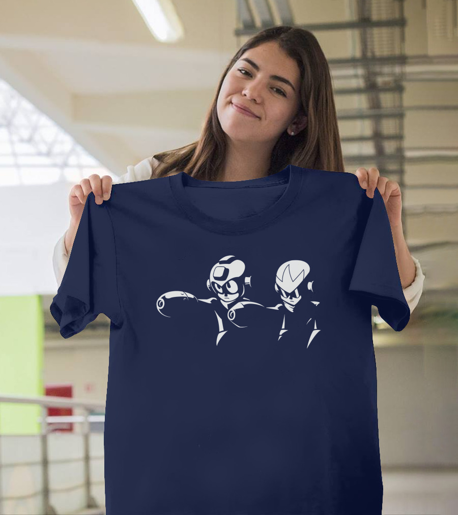 Mega Man Pulp Fiction Crossover T-Shirt